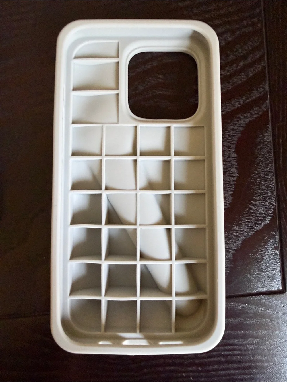 RHODE Light Gray Soft-Touch iPhone Case with Integrated Grip